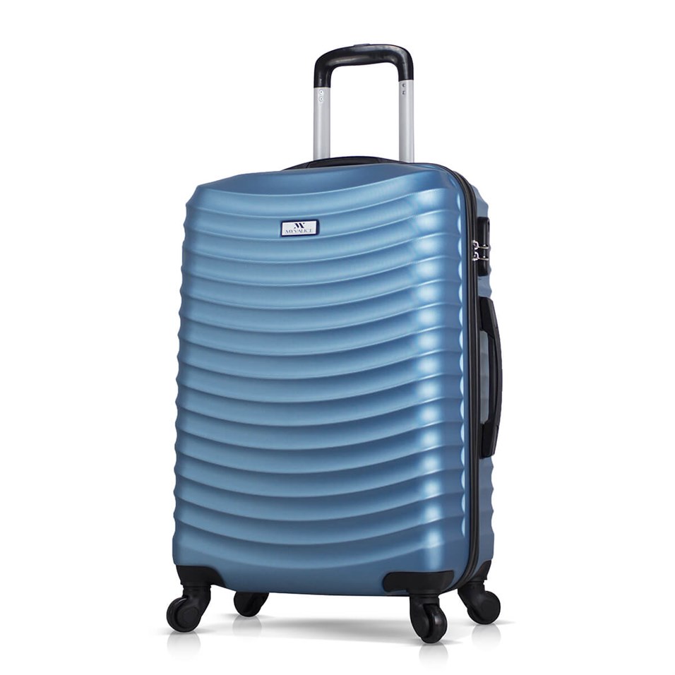 My Valice Force Abs Suitcase Medium Size Blue