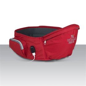 My Valice Carry Bel Destekli Ana Kucağı Bebek Taşıyıcı Kanguru Kırmızı