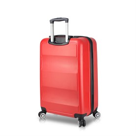 My Valice Smart Bag Exclusive Usb Şarj Girişli Kabin Boy Valiz Kırmızı