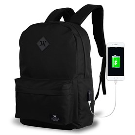 My Valice Smart Bag Specta Usb Şarj Girişli Akıllı Sırt Çantası Siyah