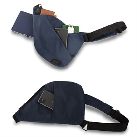 My Valice Smart Bag Usb'li Çapraz Göğüs Çantası Slim 1507 Lacivert